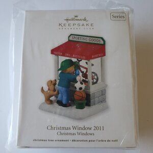 2011 Christmas Window #9, Sporting Goods Hallmark Keepsake Ornaments